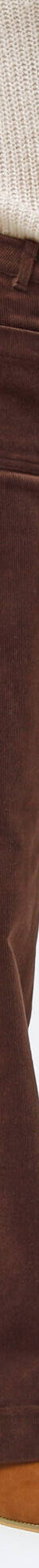 Pantalon coupe large taille haute, stature moyenne (chocolat) Pantalon coupe large taille haute, stature moyenne (chocolat)